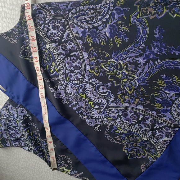 Asymmetrical Sleeveless Blouse by Joan Vass Size S - Picture 12 of 14